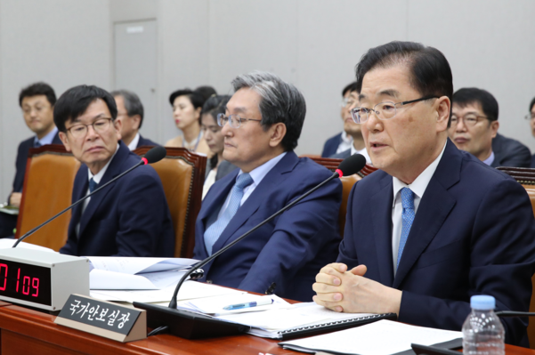 정의용 "한일군사협정 실효성 있는지 심각하게 검토해야"