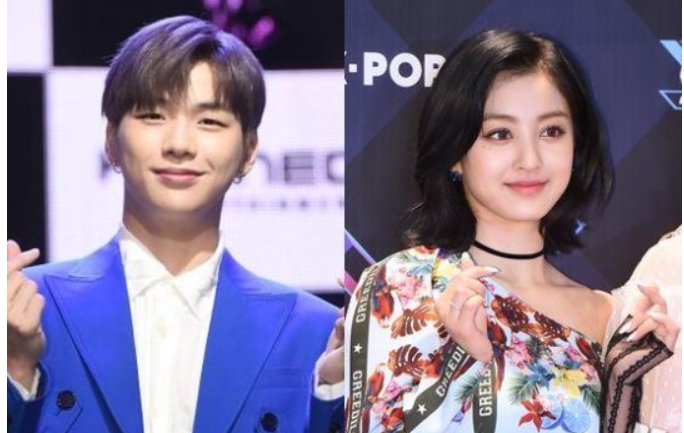  강다니엘"지효'두분 예쁜 사랑 하세요