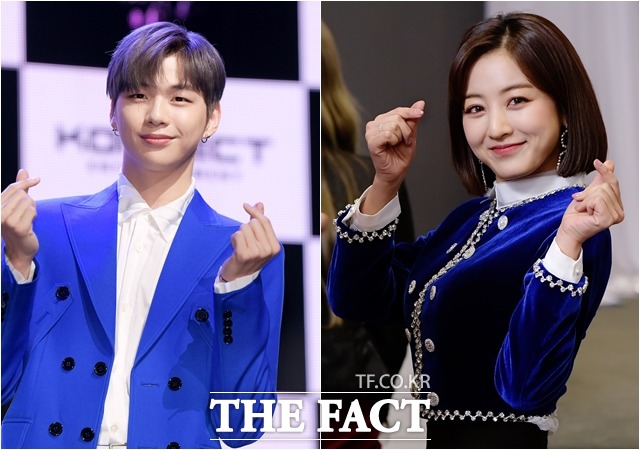  "강다니엘·지효 열애, '예의 없어'vs'예쁜 사랑 하길'"