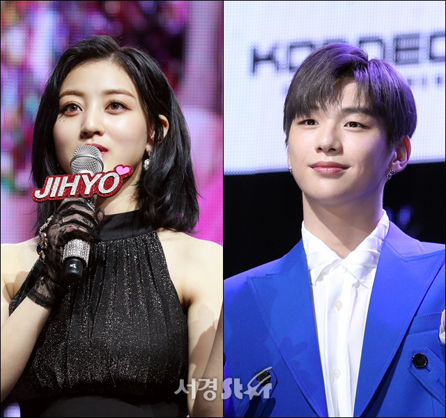  강다니엘 지효/강다니엘-트와이스 지효 '최강 아이돌 커플'