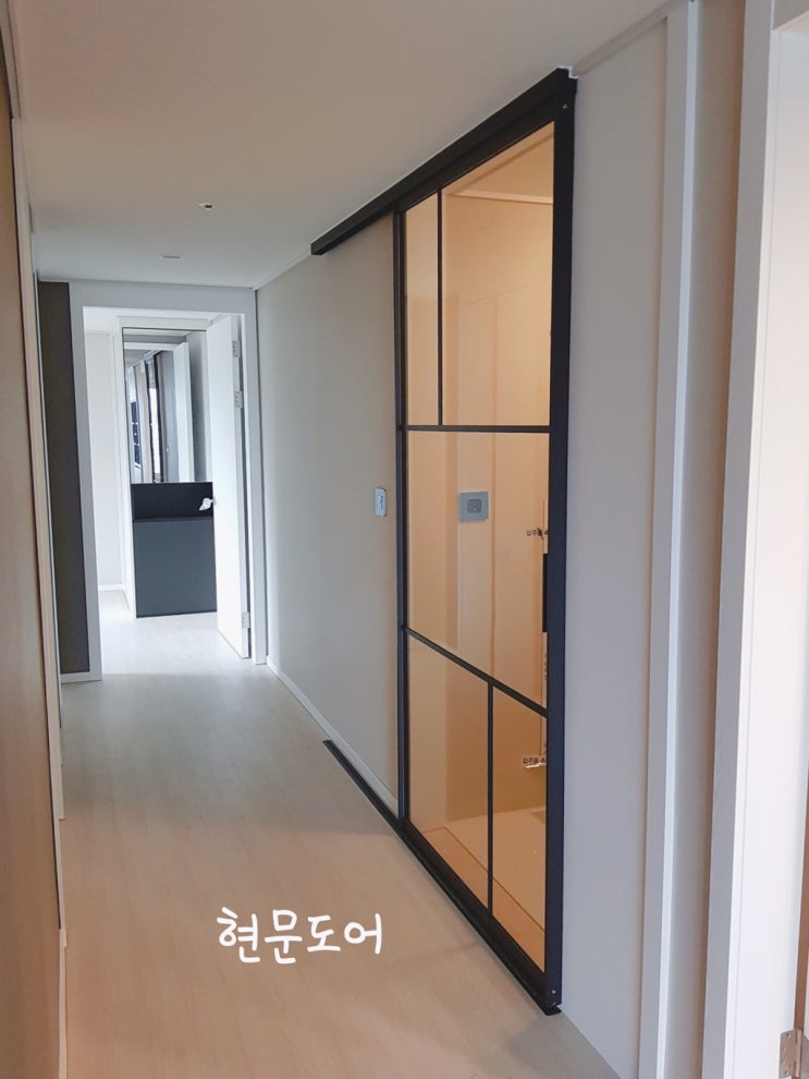  [원슬라이딩도어] 의정부 녹양역 e편한세상 아파트 현관중문