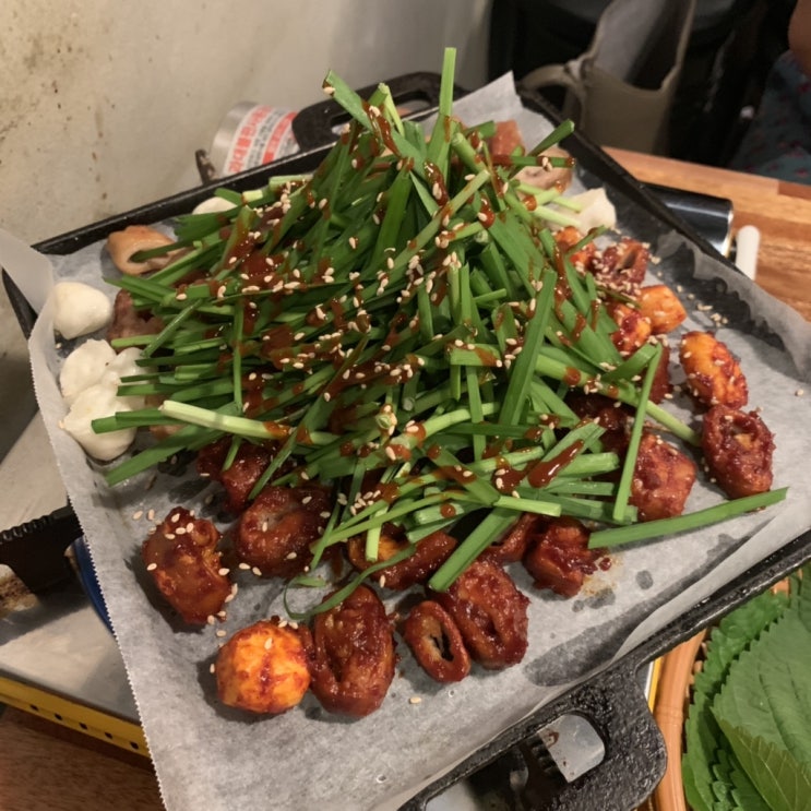  홍대 막창 맛집 '배떼기곱창 홍대점' , 막창구이와 빙수막국수 솔직후기