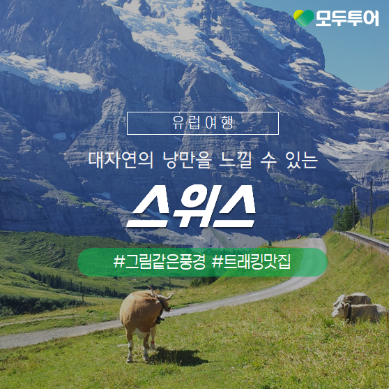  알프스 트래킹 명소! 스위스여행 100배 즐기기