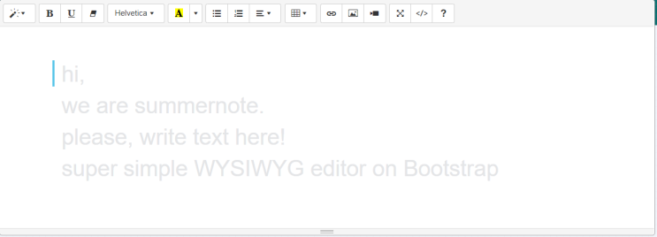  [Python / Django] Summernote 사용하기. WYSIWYG(위그지그) 에디터