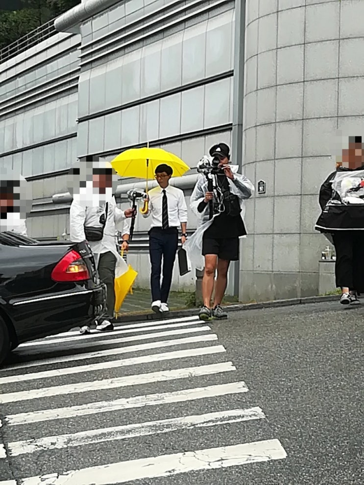  한남동서 유재석 조세호 만남 유퀴즈촬영~