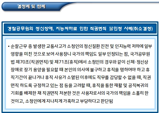 소청심사 대상 면직(직권면직, 의원면직) 소청심사 대상 면직(직권면직, 의원면직)