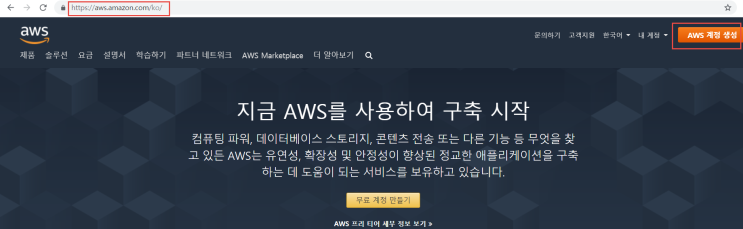  [AWS] 클라우드와 아마존 웹 서비스 - AWS 회원가입