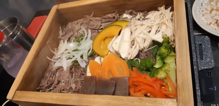  롯데백화점 상인점 샤브샤브 무한리필 편백찜 굿굿
