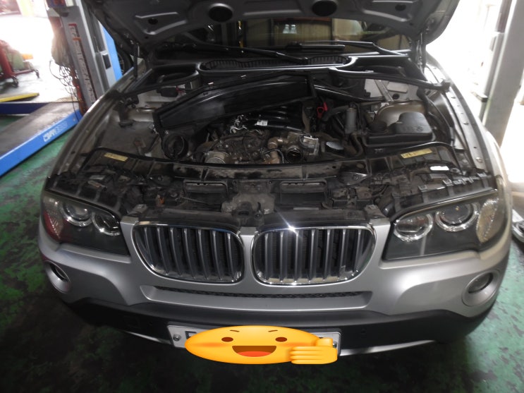  동대문구 BMW x3정비 시동에  문제가 발생한 작업!