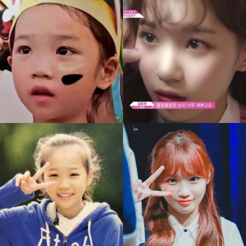 아이즈원 김채원 꼬꼬마 쌈무 무순시절 과거사진 모음