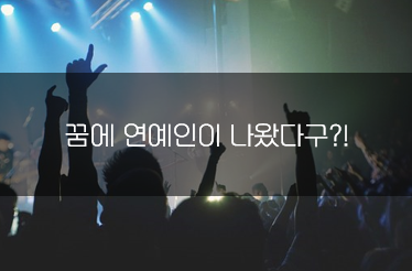  연예인꿈 알려드림
