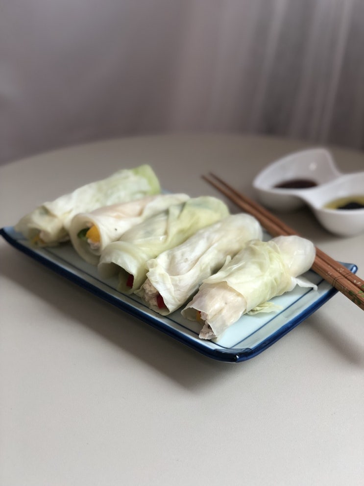  흰강낭콩 넣은 [양배추쌈] 너는내운명 조현재 다이어트 레시피