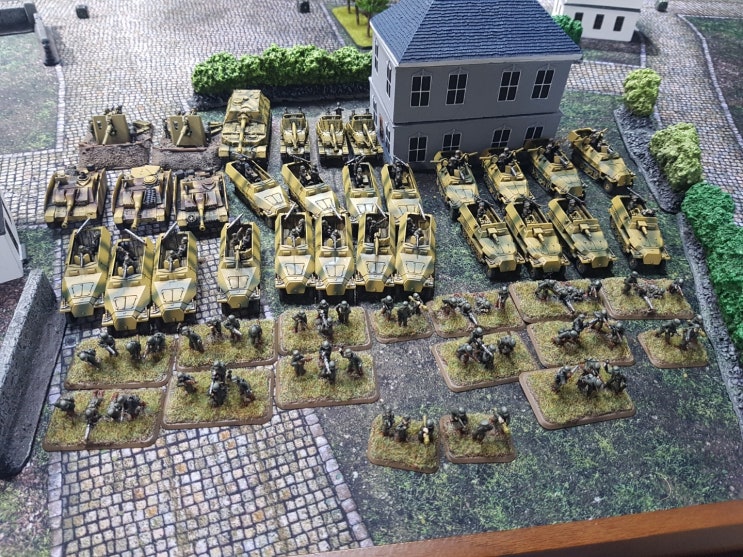  독일 기갑척탄병 vs 미국 기계화보병 (1) - Late war, Flames of war
