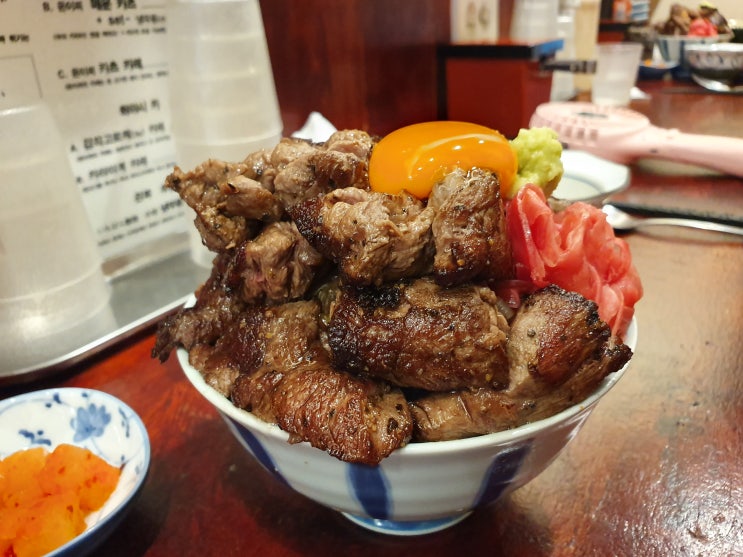 송파 잠실 스테이크동 맛집 돈이찌 #방이동 먹자골목 맛집