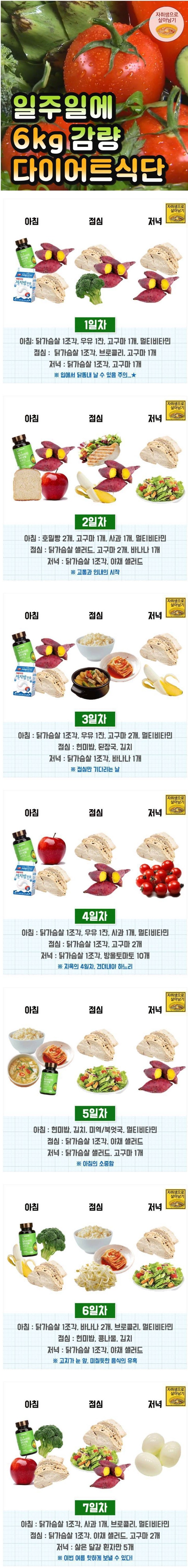 2주차 미역국 다이어트 2일차 4