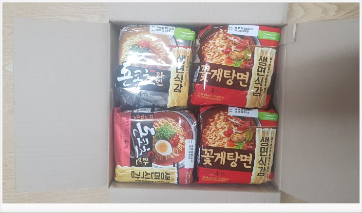  풀무원 생면식감(꽃게탕면, 돈코츠라멘, 돈코츠라멘 매운맛)~ 리뷰!