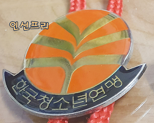  국민학교 때 아람단 이였다  (한국청소년연맹) 아람단 뺏지들. / 당시 걸스카우트와 보이스카우트도 있었닼ㅋㅋ