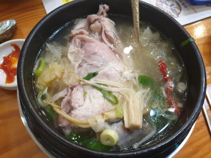  여름 보양식 삼계탕이 맛있는 집 ㅡ덕천 복집 눈꽃 복 삼계탕
