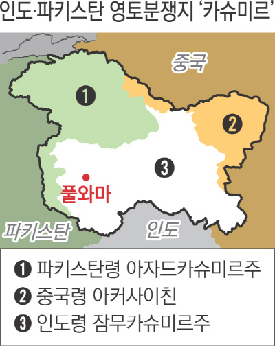 <b>파키스탄</b>, 印에 외교관계 격하·<b>무역중단</b> 선언 ‘사실상... 
