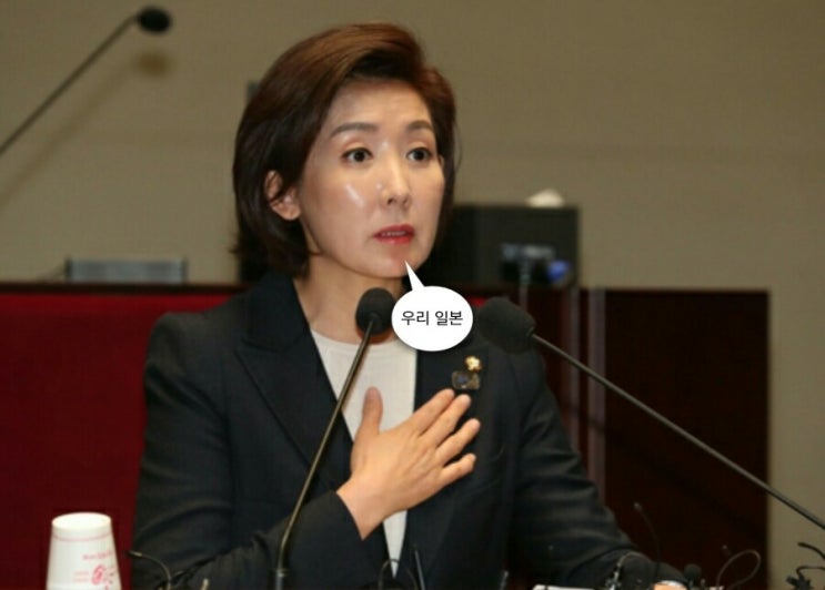  나경원의 "우리 일본"에 대한 아베의 반응?