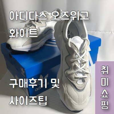  [쇼핑리뷰]아디다스 오즈위고 화이트 리뷰&사이즈 팁