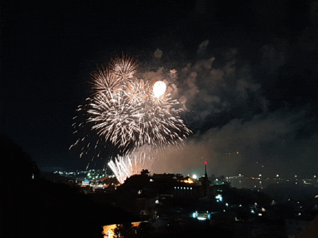대한민국 썸 페스티벌~ 목포 섬축제에서~불꽃놀이