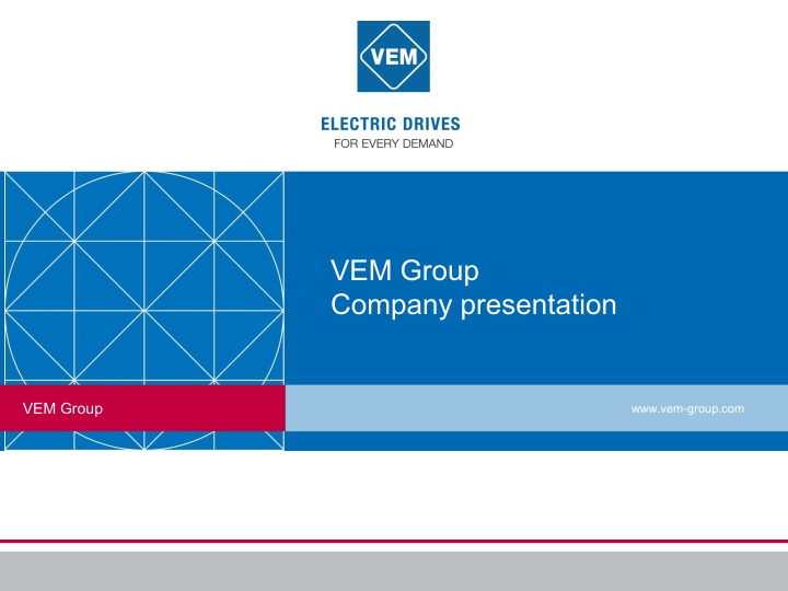  VEM 모터 - 그룹 소개 프레젠테이션, MOTOR PRESENTATION