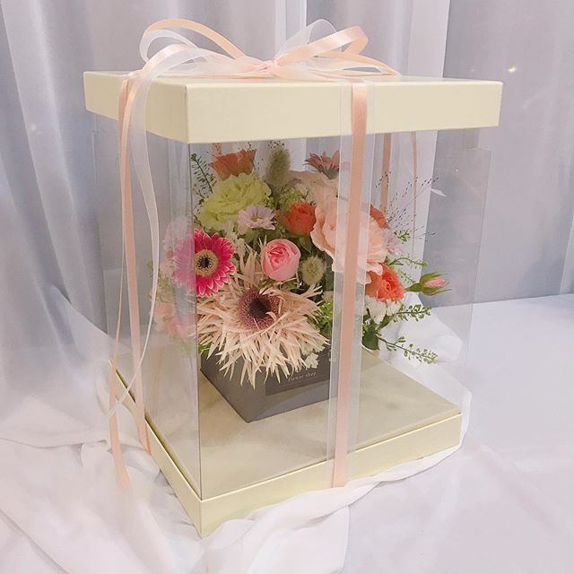  <LOFT FLOWER> 안산꽃집 로프트플라워 . 플라워박스 / 생화박스/ 사각플라워박스 / 생화센터피스 / 상견례선물 / 출산선물
