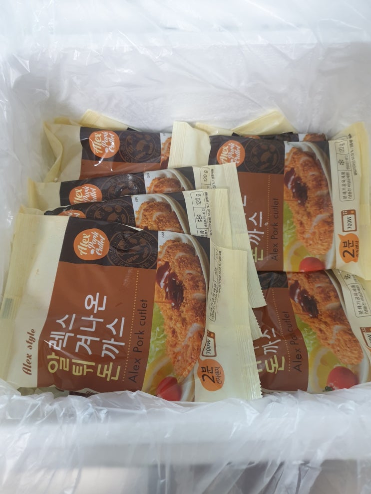  GS홈쇼핑에서 알렉스 돈가스를 구매했어요!