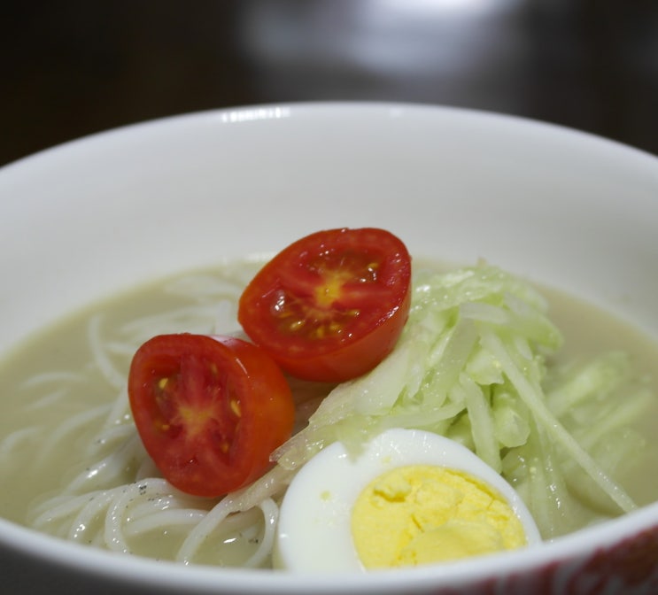  초간단 콩국수 만드는 법, 메주콩과 서리태 콩가루로