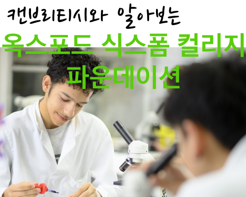  영국 사설 옥스포드 식스폼 컬리지 IFY 인터내셔널 파운데이션 이어 과정 (의대 포함)