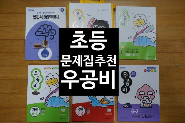  초등 6학년 문제집 추천! 우공비 세트 언박싱
