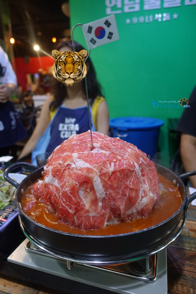  홍대입구역밥집 :: 연남물갈비 산더미샤브샤브와 부드러운 등갈비를 매콤하게 끓인 한끼식사 비주얼대박 홍대입구역맛집