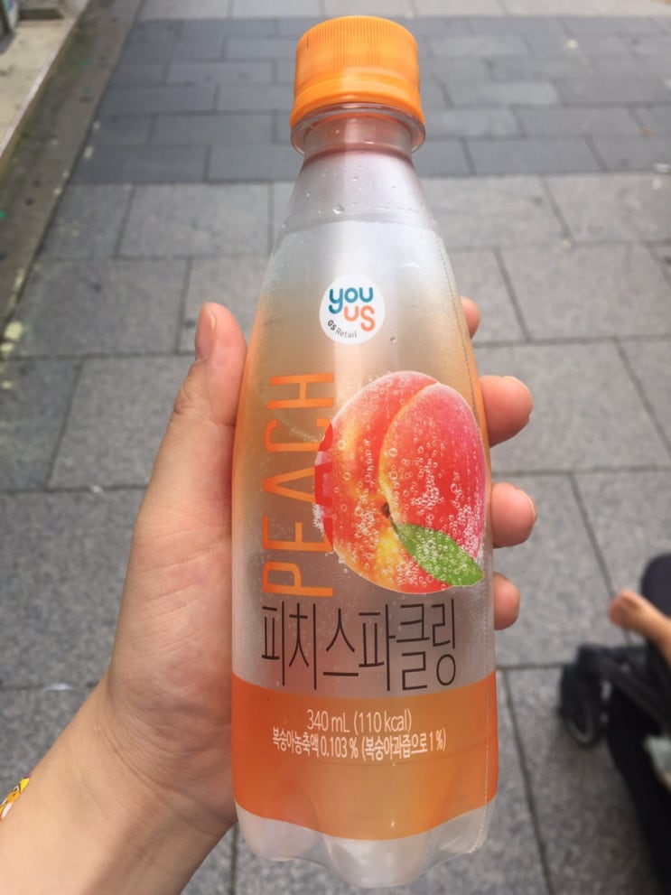  GS25 지에스25 유어스피치스파클링 시음기