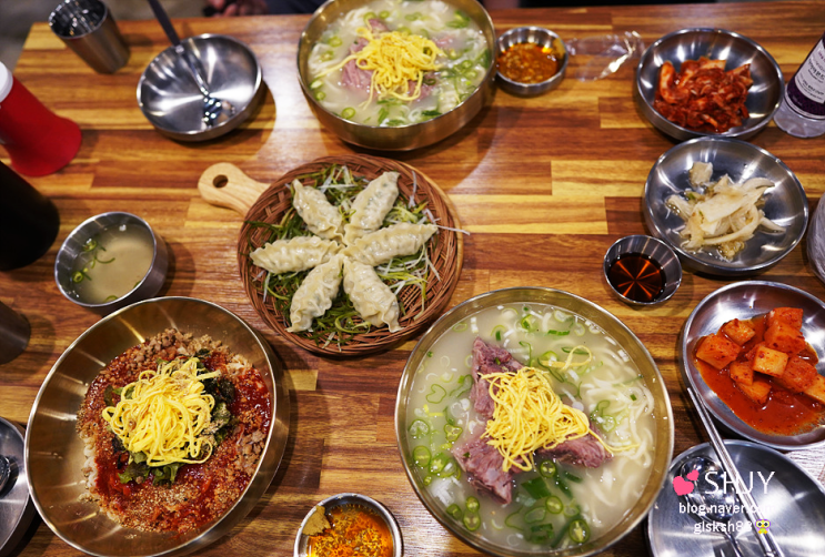  [파주맛집] 파주맛집 파주뼈칼국수 교하제면소 뼈칼국수, 비빔칼국수, 교하만두