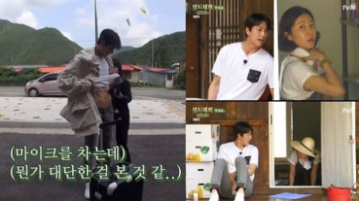 ‘삼시세끼’ 정우성, “옛날 사람 하나 늘었다” 요즘 사람 식스팩 무엇?