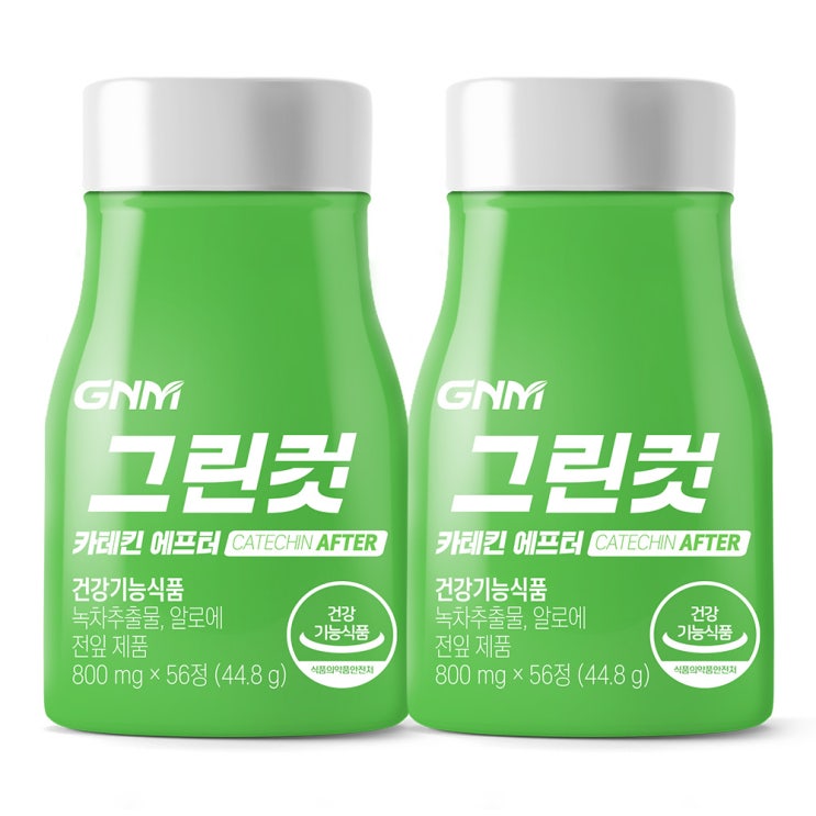 GNM 자연의품격 그린컷 카테킨 애프터 알로에 다이어트식품 56p, 44.8g, 1개