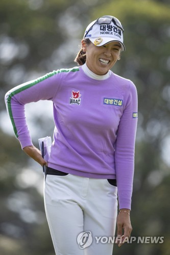 허미정, LPGA 투어 스코틀랜드오픈 2라운드 단독 선두 허미정, LPGA 투어 스코틀랜드오픈 2라운드 단독 선두