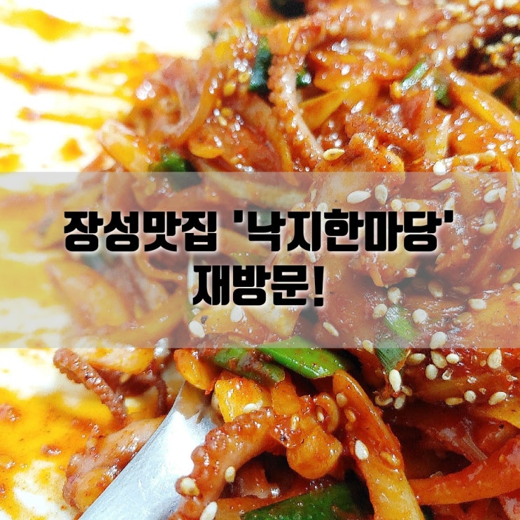  장성 맛집 낙지한마당 재방문!