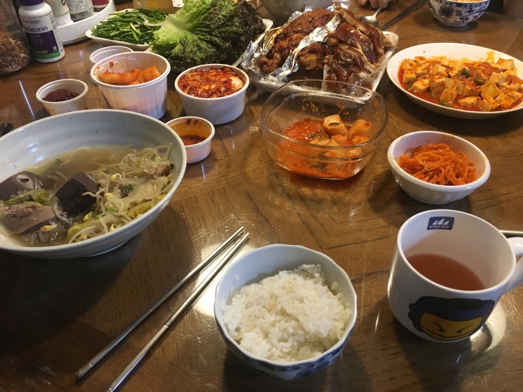  동네식당 포장 집밥... 뽕나무쟁이 족발, 항방양꼬치 마파두부, 제주은희네 해장국