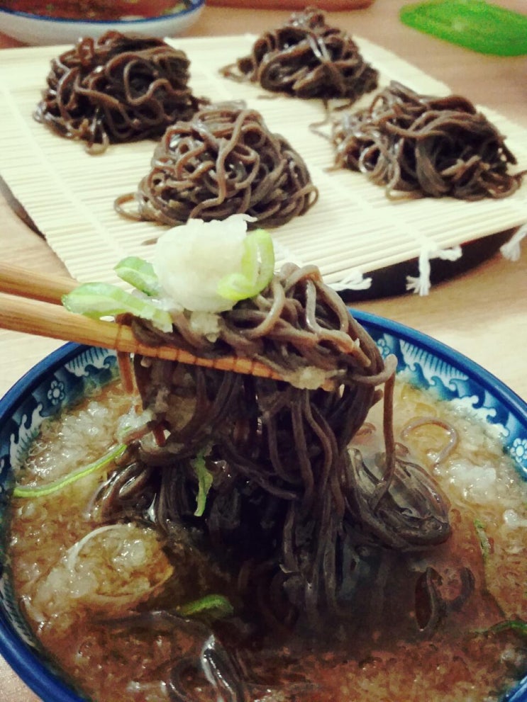  시원한 냉모밀(냉메밀)