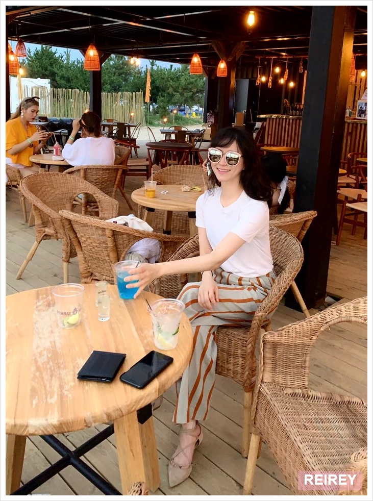  [양양/하조대]양양가볼만한곳, 동남아 분위기의 멋진 양양 해변: 서피비치, 코로나 선셋 바 with REIREY