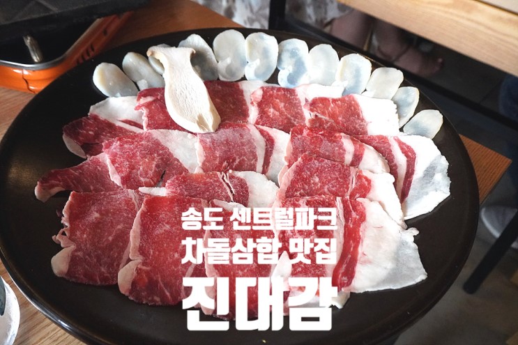 송도 센트럴파크 맛집 진대감 ! 차돌삼합 +볶음밥까지~ 송도 고기집은 여기!