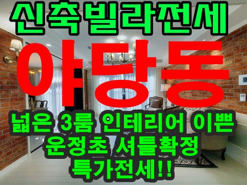  야당동신축빌라 최고 인테리어의 3룸 전세도 가능!! 와석초 셔틀버스권!!!(8)