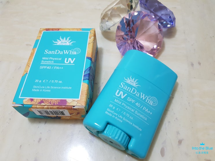 산다화 순한 무기자차 썬스틱 SPF40 PA++ 써봤어요 - 식물성 왁스 사용한 순한 논나노 썬스틱