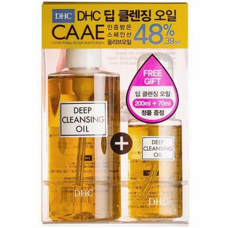  DHC 딥 클렌징 오일 200 ml + 70 ml, 1개 (31,800원)