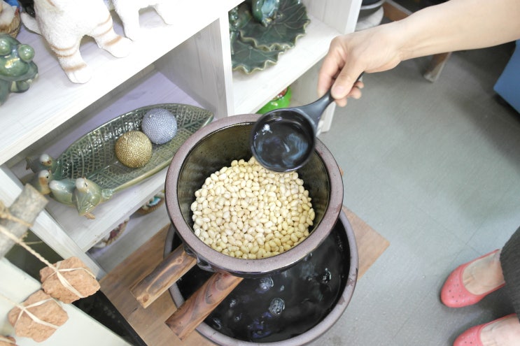 집에서 콩나물키우기  콩나물시루  콩나물재배기 옹기콩나물시루