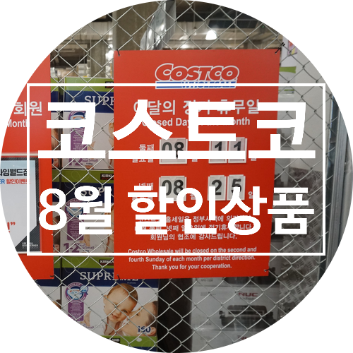  코스트코 8월할인상품 쓸어담기