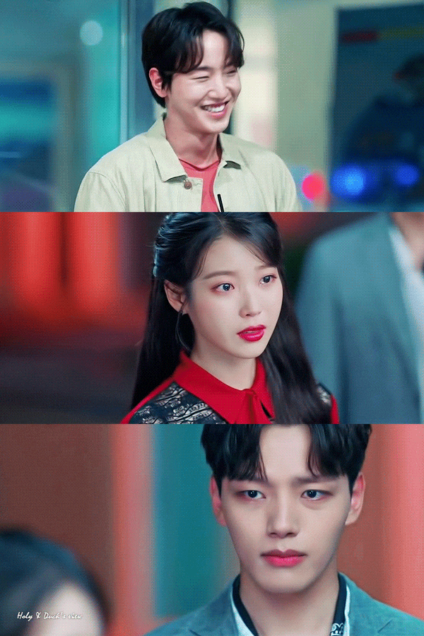  호텔 델루나 10회 예고 구찬성X장만월X환생 연우 보정 움짤 - 고마워, 구찬성.