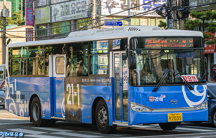  [김해/시내] 가야IBS 21-1번 NEW BS106 NGV 7035호.